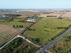 Timisoara Nord, teren cu PUZ logistic industrial, centura, autostrada